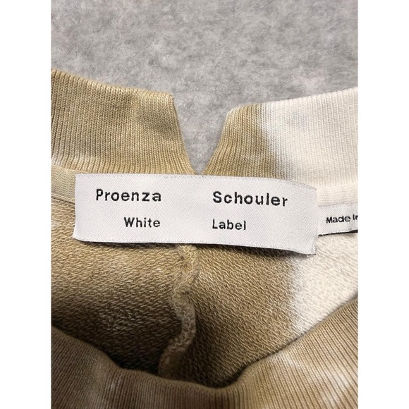 Women's Proenza Schouler Sweater Size Medium White And Brown - Picture 3 of 12